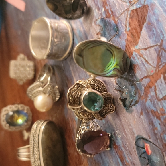 Bundle of 9 rings - Picture 3 of 11